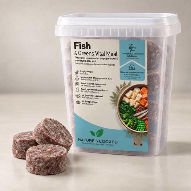 Fish & Greens Vital Meal — συσκευασία 500 g
